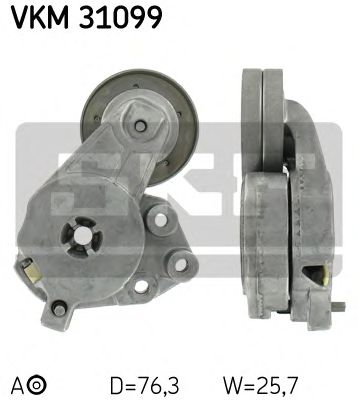 VKM 31099 SKF Натяжний ролик1